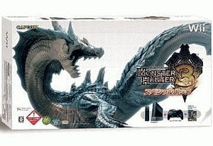 Wii Black Monster Hunter Tri Special Pack Wii Series Console [USED]