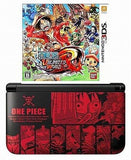 3DS LL Luffy Red One Piece: UnLimited World Red SS Adventure Pack: Nanatsu no Hikan & Myst Nintendo 3DS Series Console [USED]