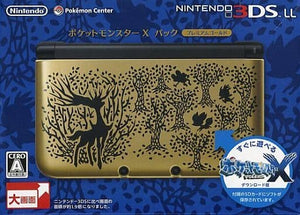 3DS LL Premium Gold Pokemon X Pack Nintendo 3DS Series Console [USED]