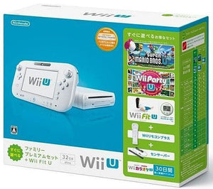 Wii U Shiro Wii Fit U Ready-To-Play Family Premium Set WUP-S-WAFT Wii U Series Console [USED]