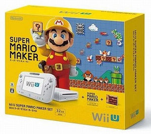 Wii U Shiro Super Mario Maker WUP-S-WAHA Wii U Series Console [USED]