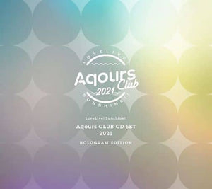 Aqours Love Live! Sunshine !! Aqours CLUB CD SET 2021 HOLOGRAM EDITION First Limited Edition with DVD & Blu-ray CD Japan Ver. [USED]