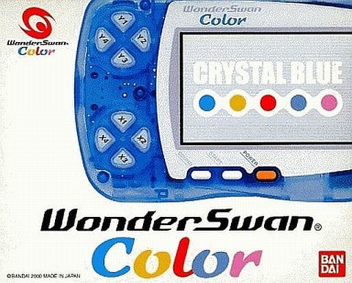 Bandai WonderSwan Color Crystal Blue SWJ-777C1B WonderSwan Series Console [USED]