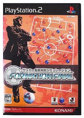 Soccer coach saihai simulation FORMATION FINAL PlayStation2 Japan Ver. [USED]