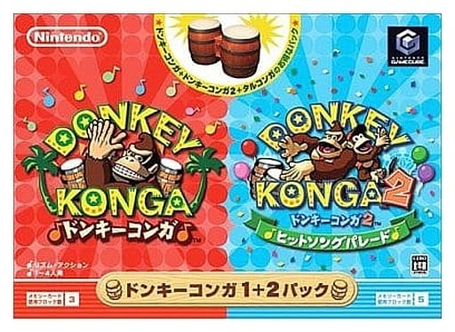 Donkey Konga 1+2 Pack Nintendo GameCube Japan Ver. [USED]