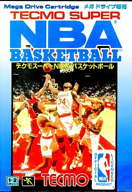 Tecmo Super NBA Basketball Mega Drive Japan Ver. [USED]