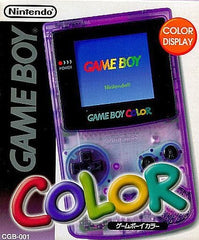 Game Boy Color Clear Purple Nintendo Game Boy Series Console [USED]