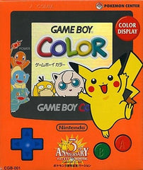 Game Boy Color Orange & Blue Pokemon 3rd Anniversary Version Nintendo Game Boy Series Console [USED]