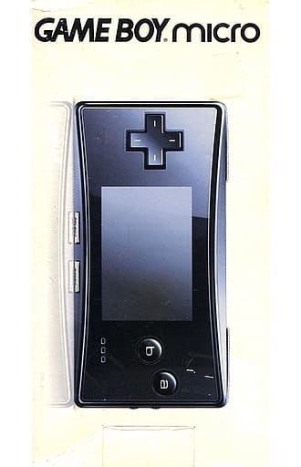 Game Boy Micro Black OXY-S-CA Nintendo Game Boy ADVANCE Series Console [USED]