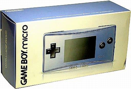 Game Boy Micro Blue OXY-S-DA Nintendo Game Boy ADVANCE Series Console [USED]