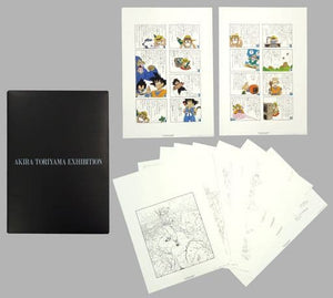 Toriyama Akira's World Exhibition AKIRA TORIYAMA EXHIBITION Official Duplicate Original Drawing Set Print [USED]