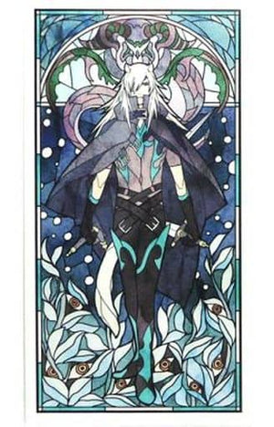 Lamento -BEYOND THE VOID- Stained Glass Style Acrylic Panel Ray ver. Painting [USED]