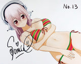 Super Sonico Autographed Panel with Serial Number Other-Goods [USED]