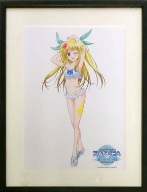 Magical Girl Lyrical Nanoha Reflection Duplicate Original Drawing Fate Testarossa Print [USED]