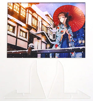 Hiten Acrylic Art Plate nostalgic trip 100 Artists Exhibition 09 with Accessories Painting [USED]