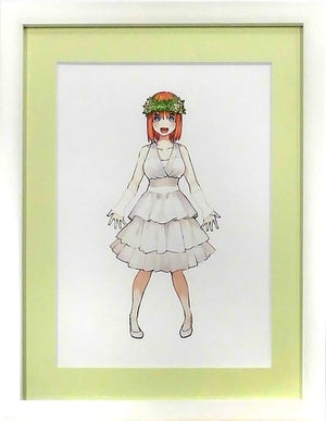 The Quintessential Quintuplets Exhibition Newly Drawn Event Visual Mist Graph Yotsuba With Accessories Painting [USED]