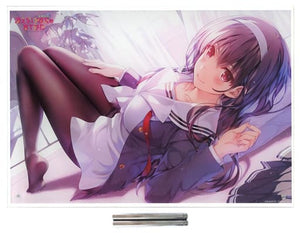 Saekano: How to Raise a Boring Girlfriend A4 Acrylic Art Stand with Accessories Painting [USED]