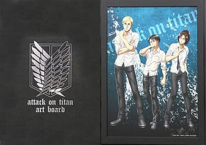 Attack on Titan Beverage Drink Campaign Newly Drawn Illustration Board Painting [USED]