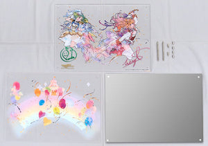 Macross Frontier Premium Acrylic Art Panel Silver Painting [USED]