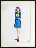 Tokimeki Memorial Framed Duplicate Original Picture Kagami Mira With Accessories Print [USED]