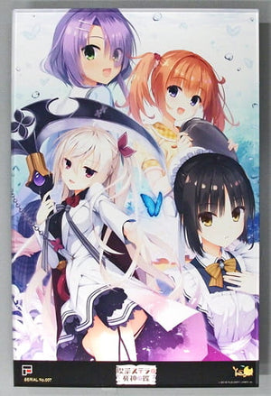 Yuzu Soft Collaboration Cafe Cafe Stella to Shinigami no Chou Metallized Art Painting [USED]