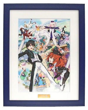 Fate Grand Order Fes. 2019 -Caldea Park- A4 Main Visual Character Fine Graph With Accessories Painting [USED]