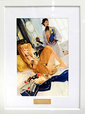 Fate/Grand Order HOTEL CHALDEA Fine Graph Golden Room -King's Play- with Accessories Painting [USED]