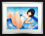 Coffee Kizoku Giclee BLUE WATER With Autographed/Serial Number and Accessories Painting [USED]