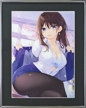 Boku no Kanojo Sensei Exhibition Duplicate Illustration A With Accessories Painting [USED]