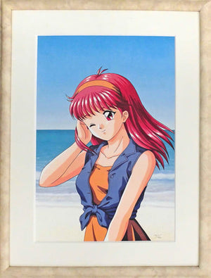 Tokimeki Memorial Lithograph Moment at the Beach with Accessories Painting [USED]