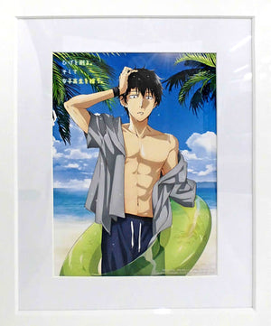 Hige wo Soru. Soshite Joshikousei wo Hirou. Blu-ray/DVD Amazon Whole Volumes Pachase Bonus A5 Newly Dawn Chara Fine Graph Yoshida with Accessoies Painting [USED]