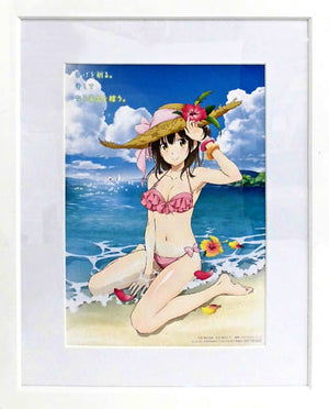 Higehiro: After Being Rejected, I Shaved and Took in a High School Runaway Blu-ray/DVD Amazon Whole Volumes Purchase Bonus A5 Newly Drawn Character Fine Graph Ogiwara Sayu with Accessories Painting [USED]