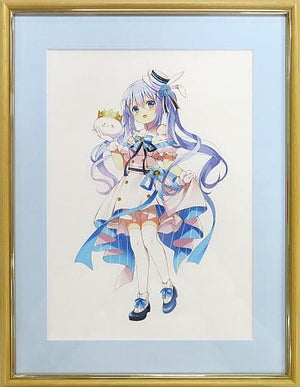 Is the Order a Rabbit? Exhibition Cafe Lumiere Mist Graph / Chino with Accessories Painting [USED]