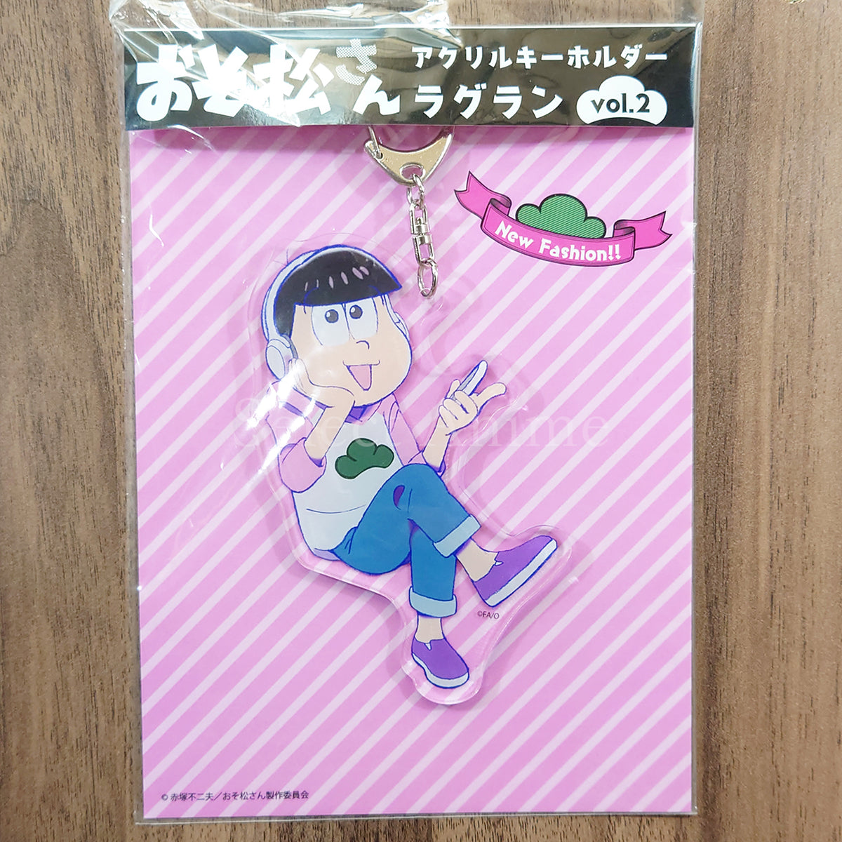 Todomatsu Mr. Osomatsu Acrylic Key Chain Raglan Vol.2 Key Ring [NEW]