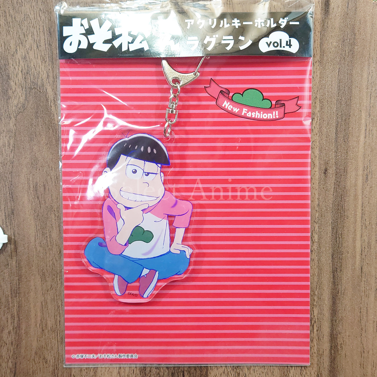 Osomatsu Mr. Osomatsu Acrylic Key Chain Raglan Vol.4 Key Ring [NEW]