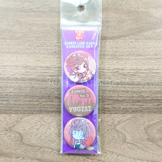 Yugiri Zombie Land Saga Can Badge Set Can Badge [NEW]