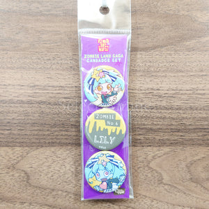 Lily Hoshikawa Zombie Land Saga Can Badge Set Can Badge [NEW]