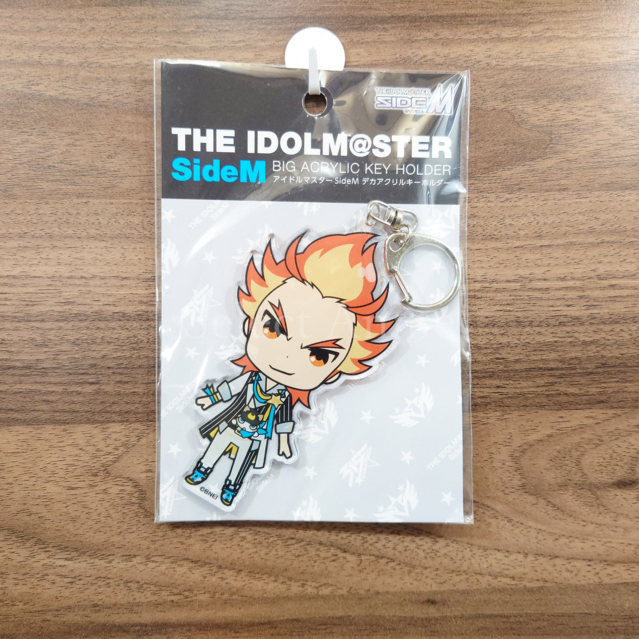 Suzaku Akai Glory Monochrome THE iDOLM@STER SideM SideMini Deka Acrylic Keychain Key Ring [NEW]