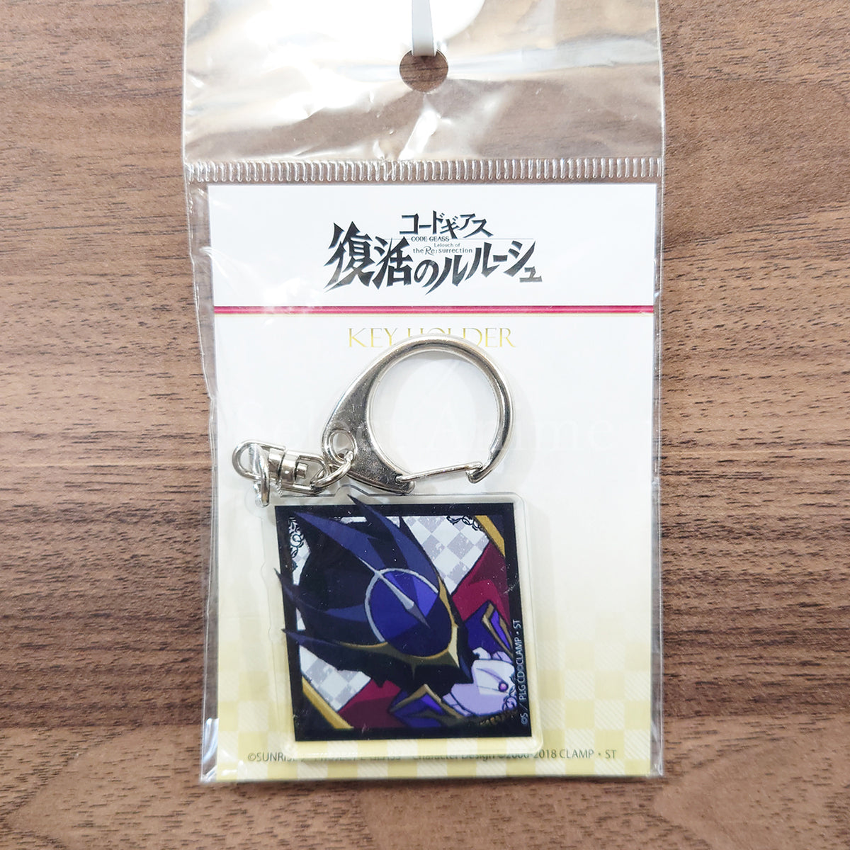 Zero Code Geass Lelouch of the Re;surrection Acrylic Key Chain Key Ring [NEW]