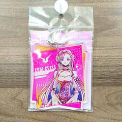 Euphemia Li Britannia Code Geass: Lelouch of the Rebellion III - Glorification Pale Tone Series Deka Key Chain Key Ring [NEW]