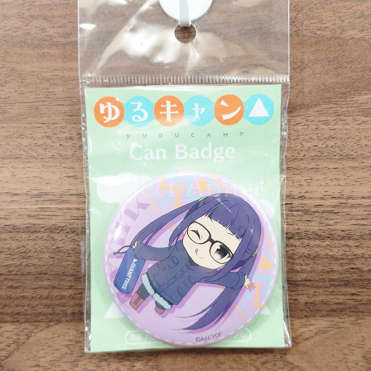 Chiaki Ogaki Deformed Ver. Laid-Back Camp Can Badge [NEW]