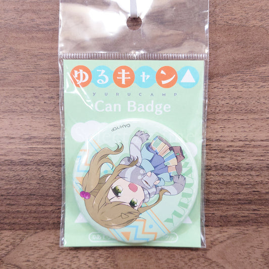 Aoi Inuyama Deformed Ver. Laid-Back Camp Can Badge [NEW]