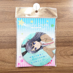 Mai Sakurajima Rascal Does Not Dream of Bunny Girl Senpai Can Badge 100 Can Badge [NEW]
