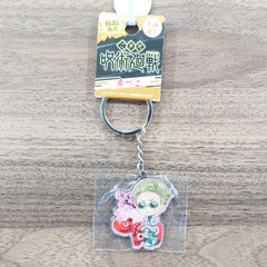 Kento Nanami Jujutsu Kaisen Metal Key Chain Akabeko Fukushima Limited Key Ring [NEW]