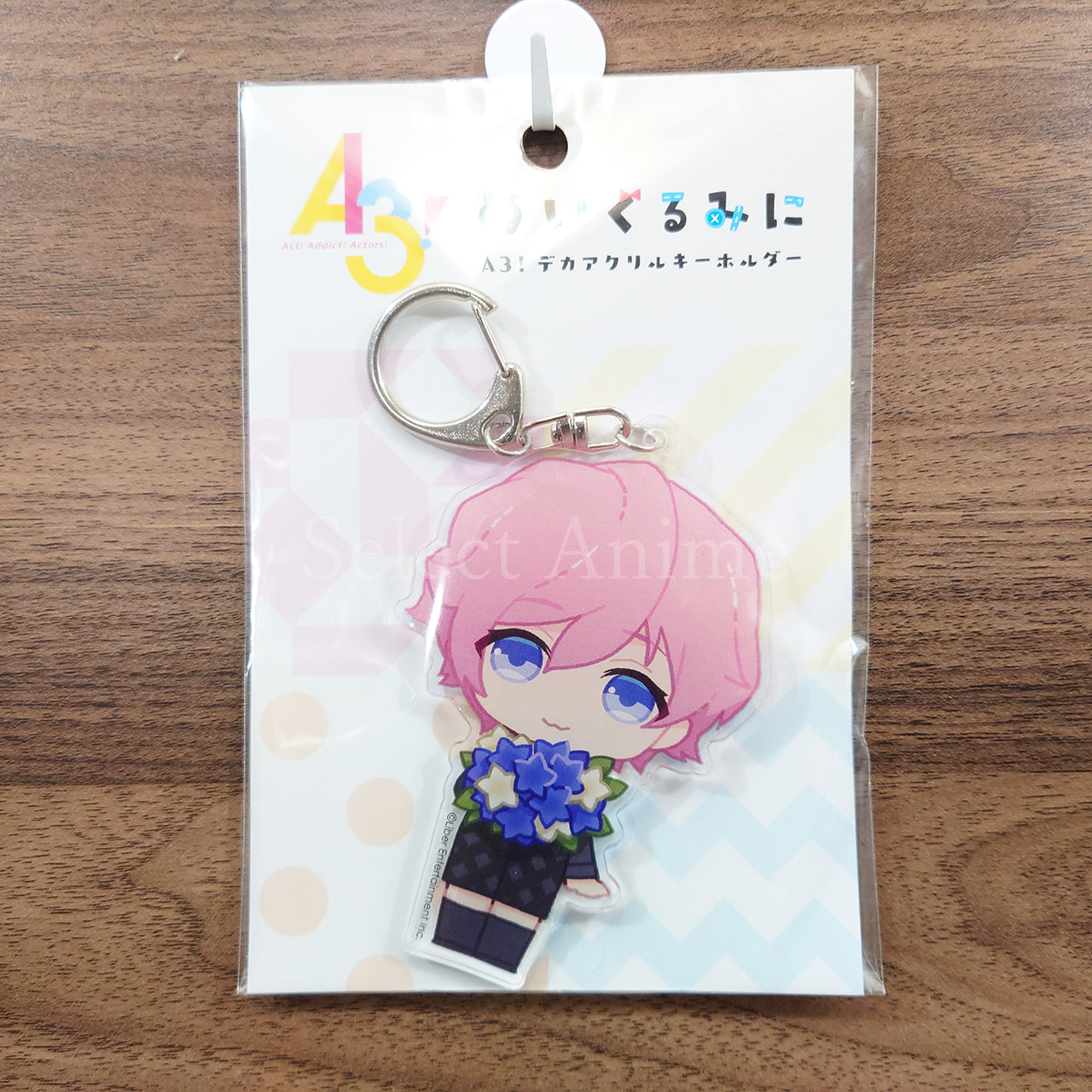 Muku Sakisaka A3! Nuigurumini Deka Acrylic Keychain Key Ring [NEW]
