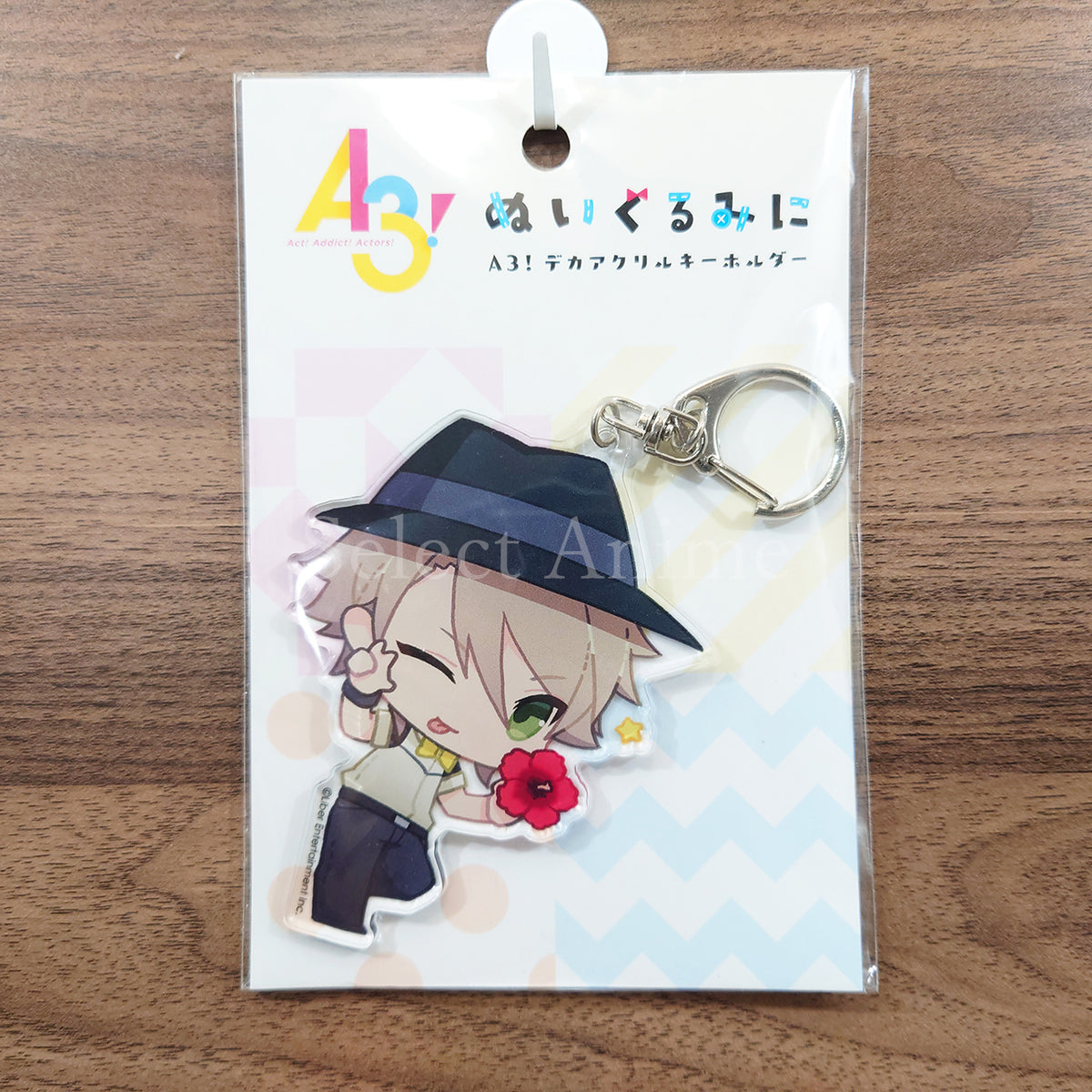 Kazunari Miyoshi A3! Nuigurumini Deka Acrylic Keychain Key Ring [NEW]