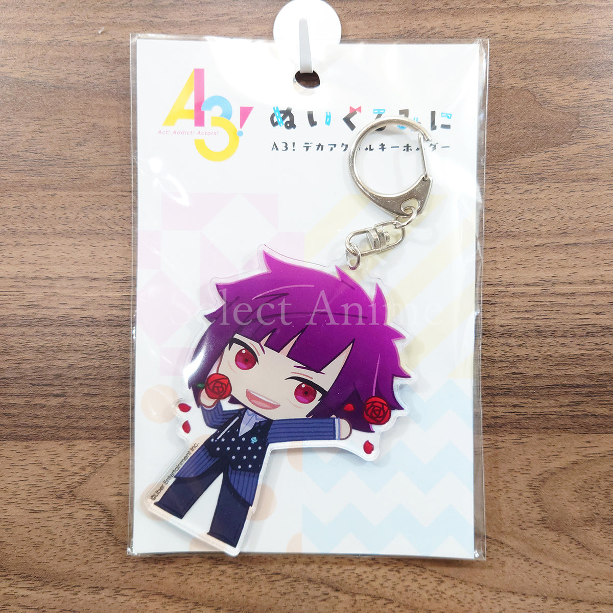 Homare Arisugawa A3! Nuigurumini Deka Acrylic Keychain Key Ring [NEW]