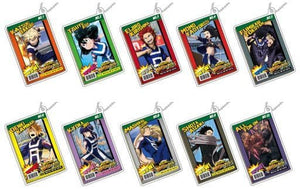 All 10 Types Set My Hero Academia Heroes Battle Rush Deco Fle Acrylic Keychain B BOX Key Ring [USED]