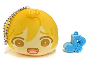 Tomoya Mashiro Wow! Ver. Ensemble Stars! Omanju Nigi Nigi Mascot Plus 2 Ensky Shop Limited Box Purchase Privilege Key Ring [USED]