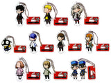 All 10 Types Set Persona 5 Tartaros Theater Wild Trading Acrylic Mascot Key Ring [USED]